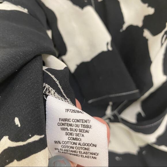 10 Crosby Derek Lam Abstract Dress Black White 8 - Picture 11 of 12